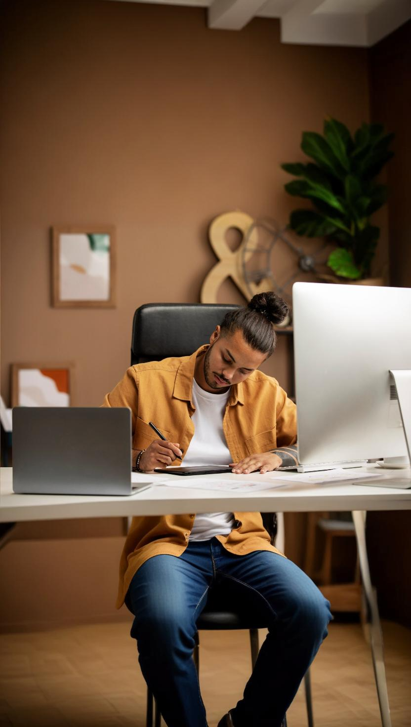 a person editing their resume using MyResumeTool